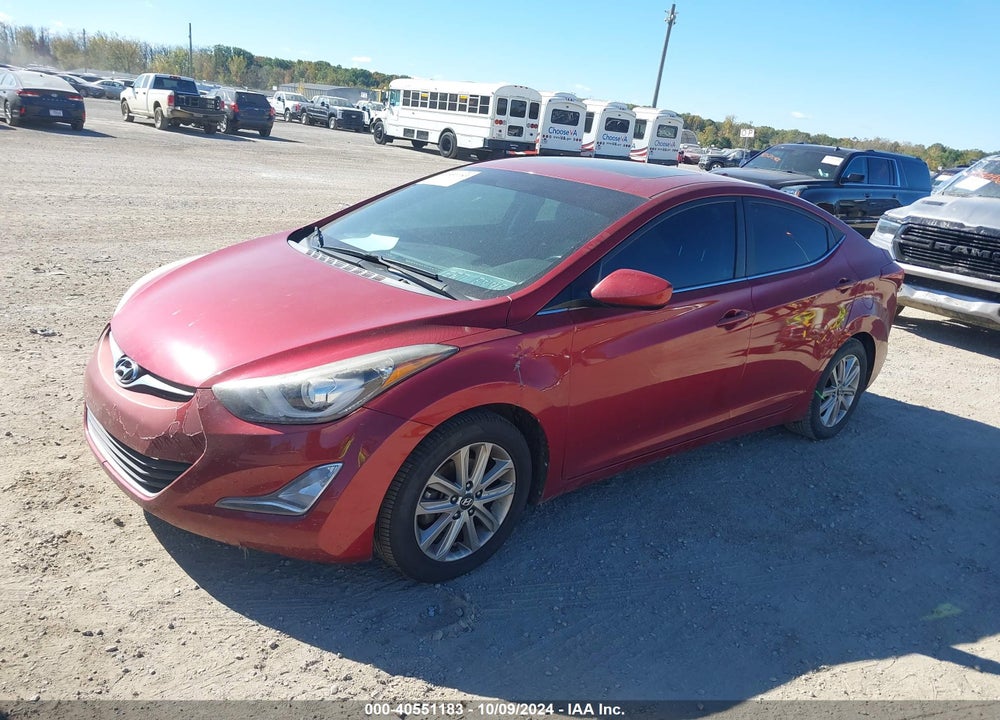 2015 HYUNDAI ELANTRA SE VIN: 5NPDH4AE6FH558085