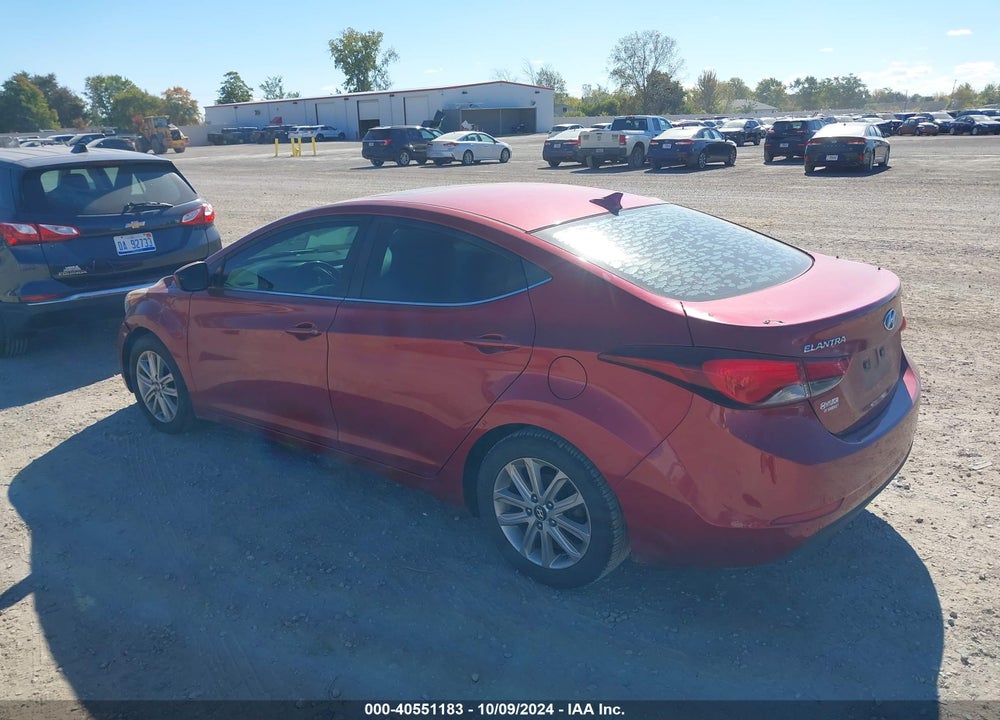 2015 HYUNDAI ELANTRA SE VIN: 5NPDH4AE6FH558085