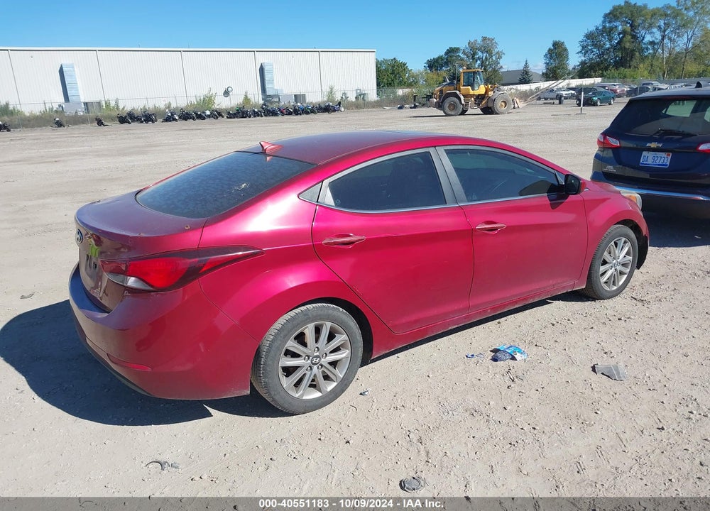 2015 HYUNDAI ELANTRA SE VIN: 5NPDH4AE6FH558085