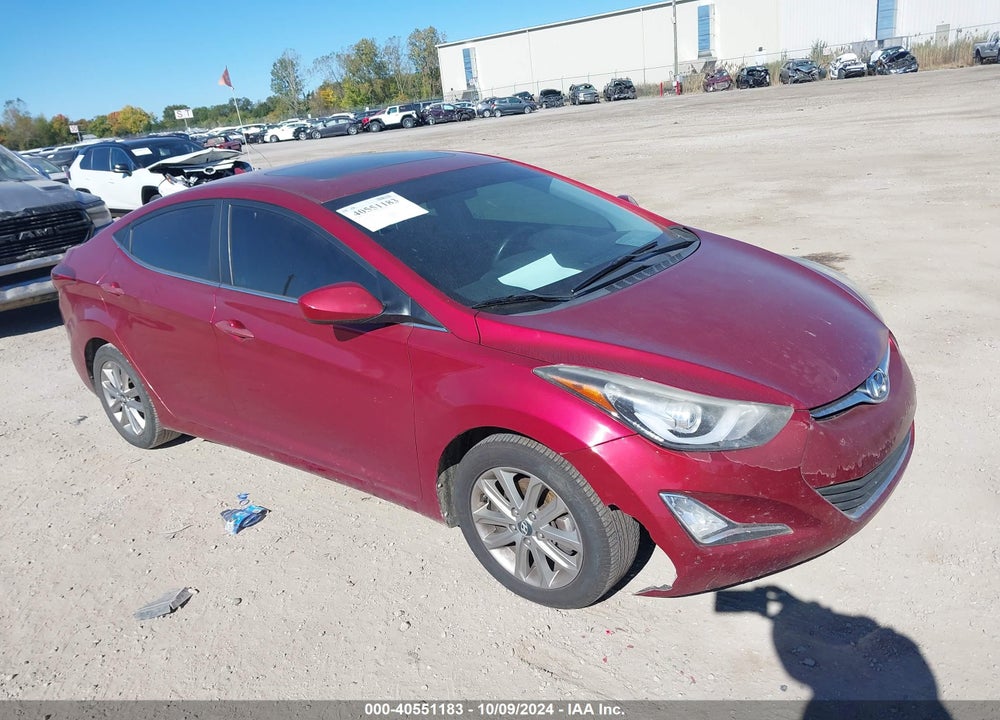 2015 HYUNDAI ELANTRA SE VIN: 5NPDH4AE6FH558085