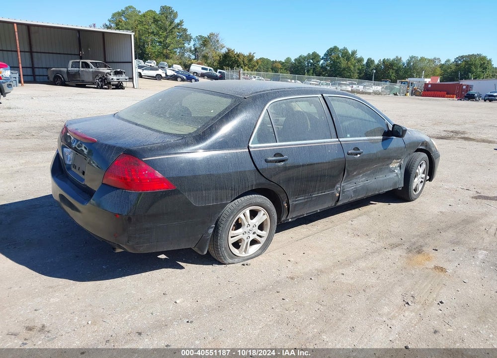 2007 HONDA ACCORD 2.4 SE VIN: JHMCM56337C011856