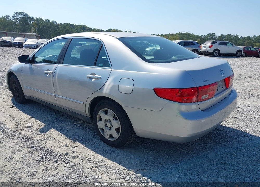 2005 HONDA ACCORD 2.4 LX VIN: 3HGCM56465G701221
