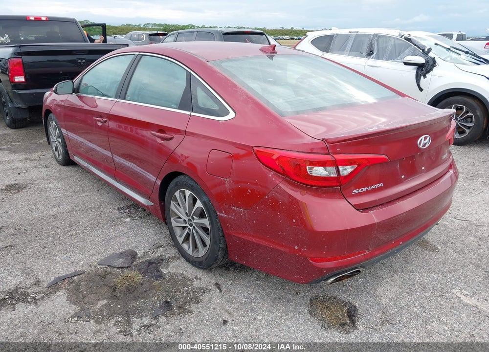 2015 HYUNDAI SONATA SPORT VIN: 5NPE34AF9FH030178