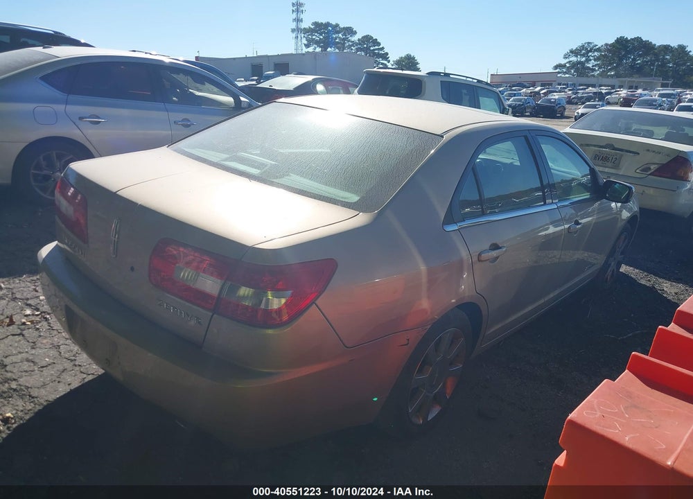 2006 LINCOLN ZEPHYR VIN: 3LNHM26176R605883