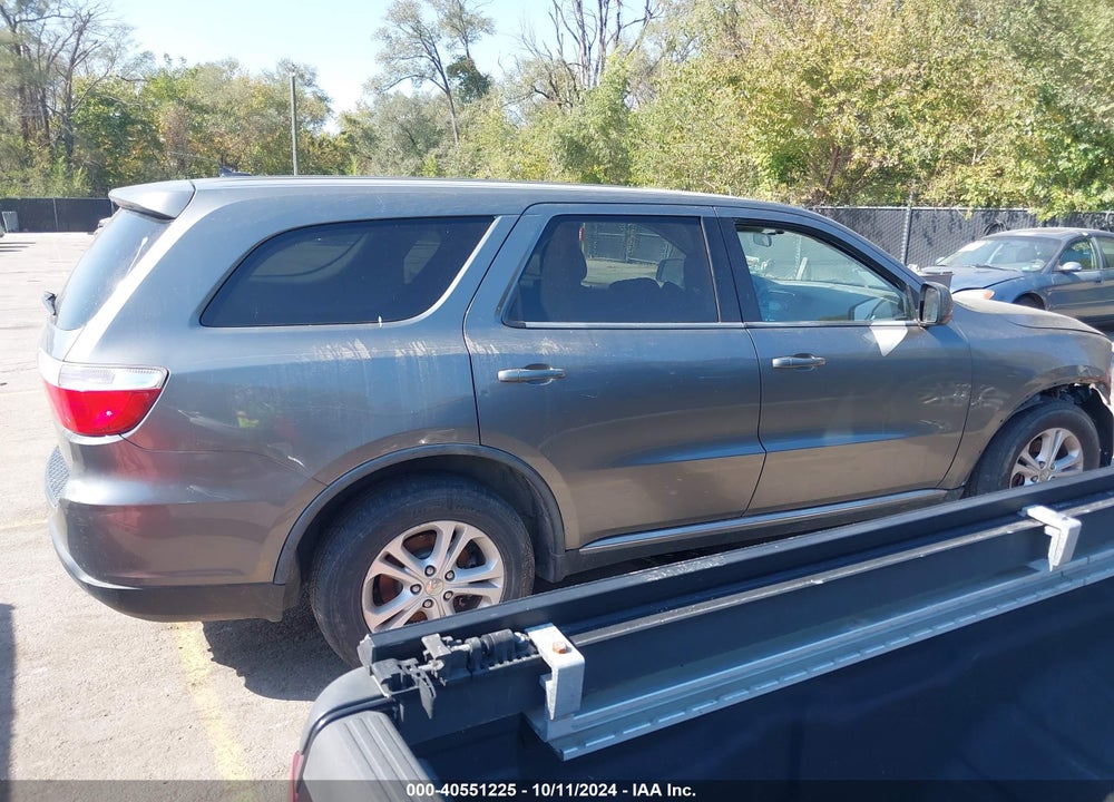 2012 DODGE DURANGO SXT VIN: 1C4RDJAG5CC107688