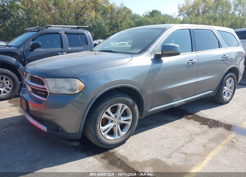 2012 DODGE DURANGO SXT VIN: 1C4RDJAG5CC107688