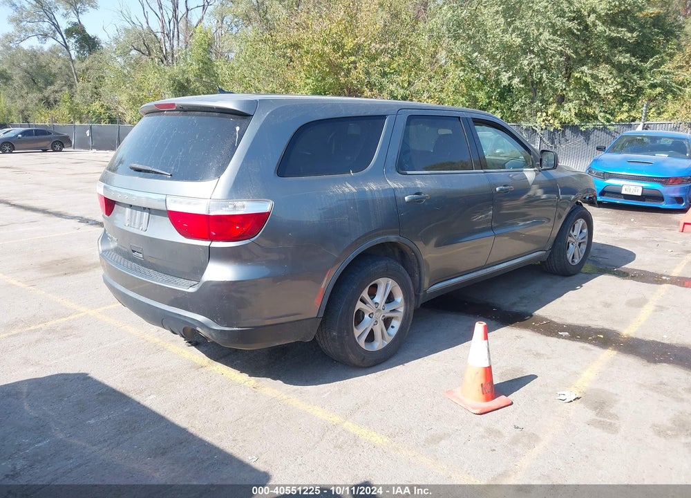 2012 DODGE DURANGO SXT VIN: 1C4RDJAG5CC107688