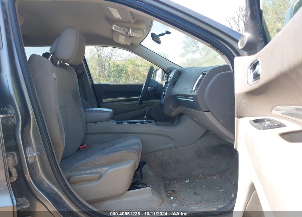 2012 DODGE DURANGO SXT VIN: 1C4RDJAG5CC107688