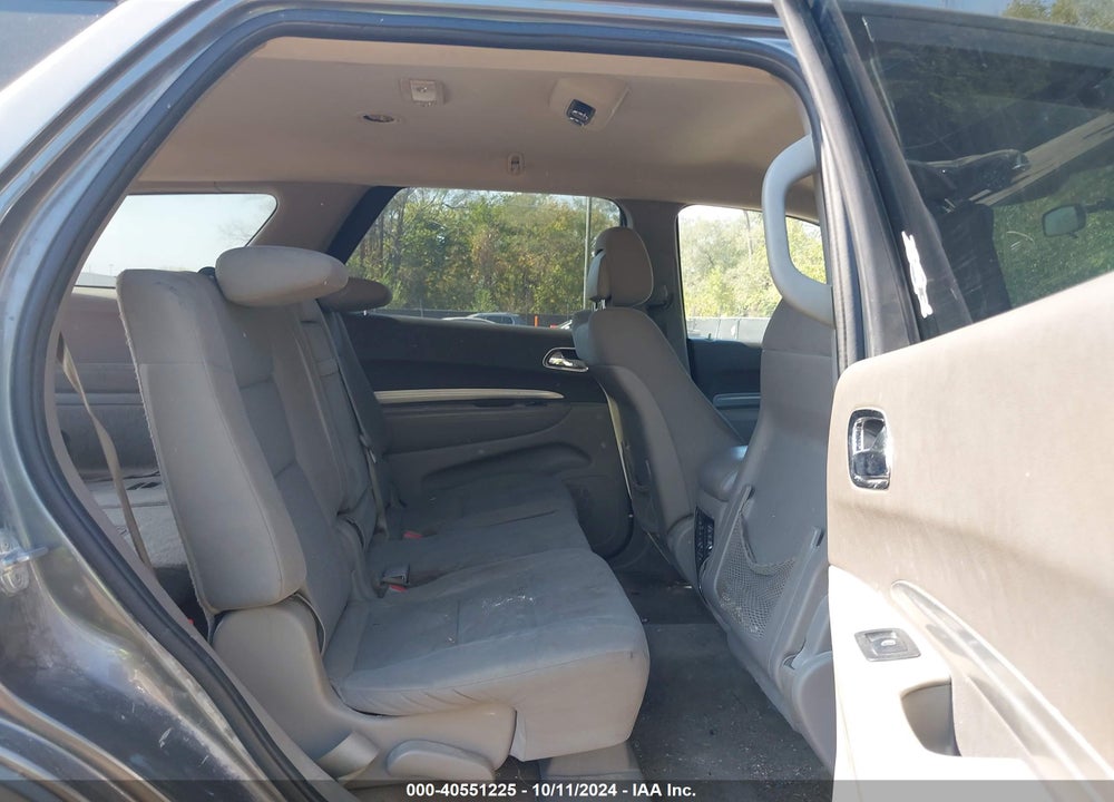 2012 DODGE DURANGO SXT VIN: 1C4RDJAG5CC107688