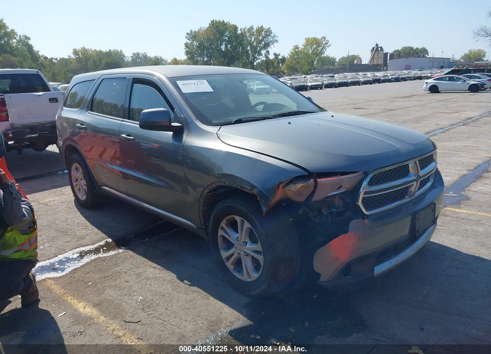 2012 DODGE DURANGO SXT VIN: 1C4RDJAG5CC107688