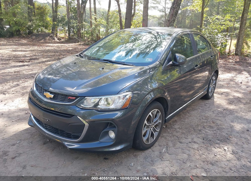 2017 CHEVROLET SONIC LT AUTO VIN: 1G1JD5SH6H4157666