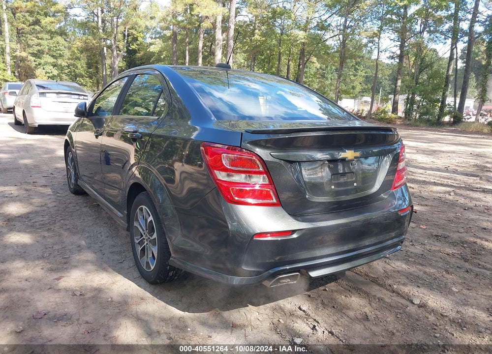 2017 CHEVROLET SONIC LT AUTO VIN: 1G1JD5SH6H4157666