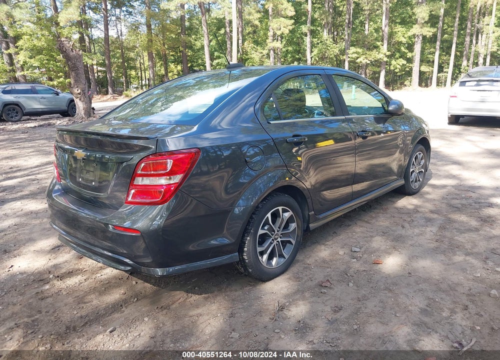 2017 CHEVROLET SONIC LT AUTO VIN: 1G1JD5SH6H4157666