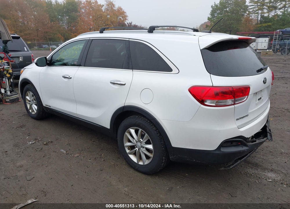 2016 KIA SORENTO 3.3L LX VIN: 5XYPGDA50GG131137
