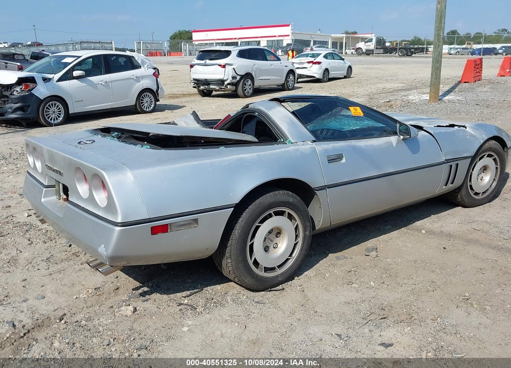 1986 CHEVROLET CORVETTE VIN: 1G1YY0782G5121724