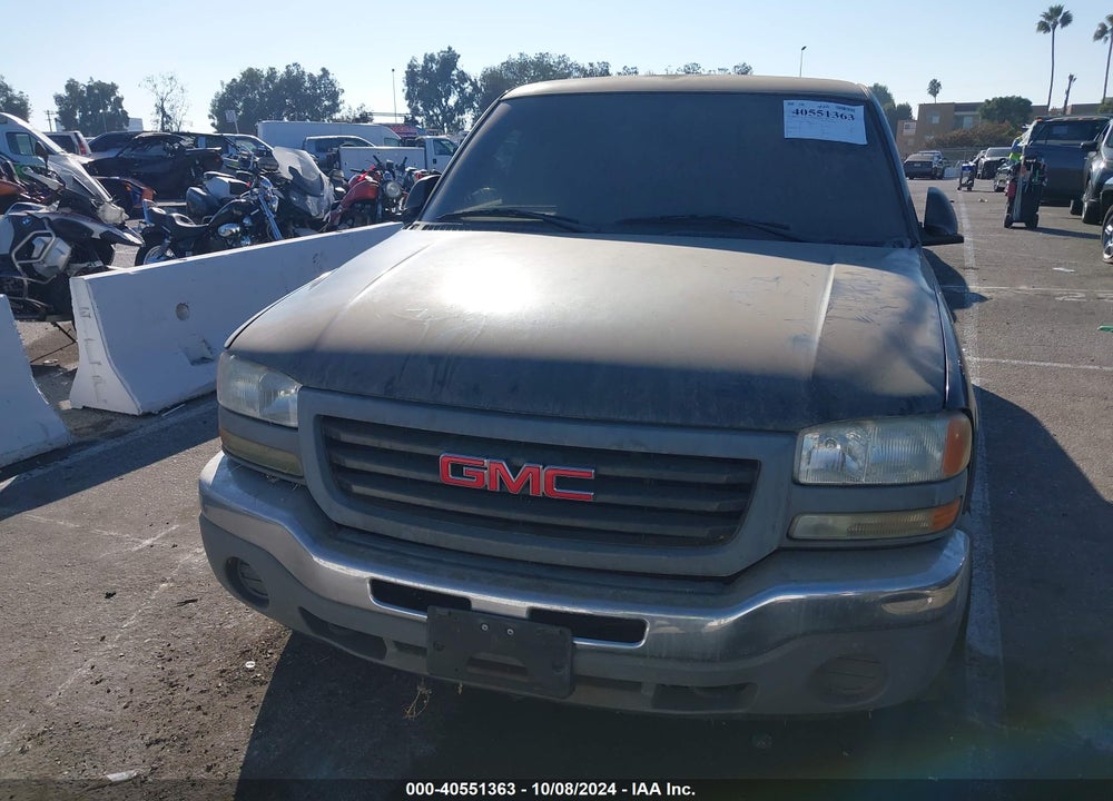 2006 GMC SIERRA 1500 WORK TRUCK VIN: 1GTEC19X86Z267782