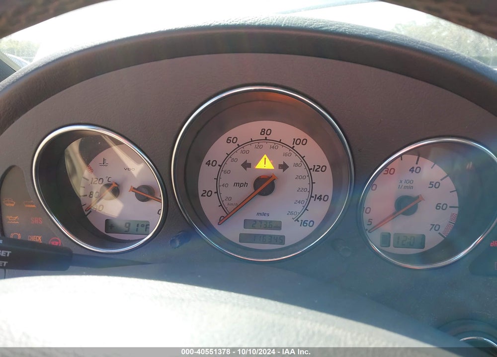 2001 MERCEDES-BENZ SLK 230 KOMPRESSOR VIN: WDBKK49F51F172426