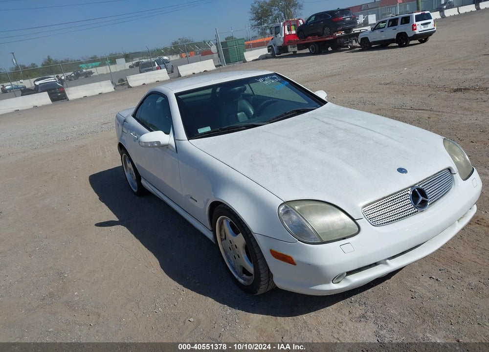 2001 MERCEDES-BENZ SLK 230 KOMPRESSOR VIN: WDBKK49F51F172426