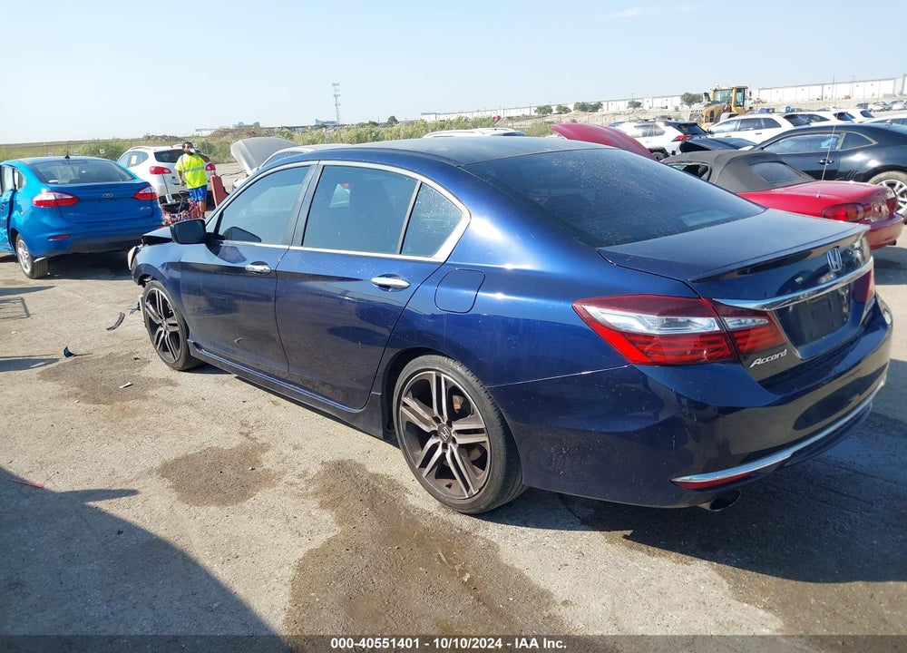 2016 HONDA ACCORD SPORT VIN: 1HGCR2F52GA031547