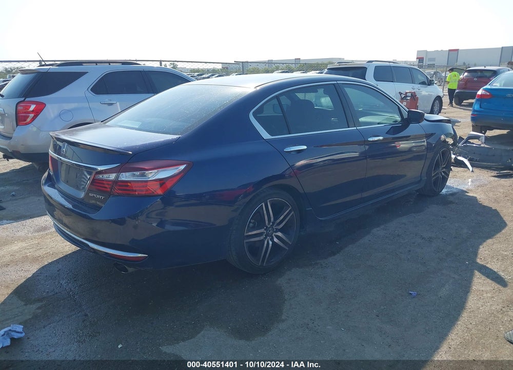 2016 HONDA ACCORD SPORT VIN: 1HGCR2F52GA031547