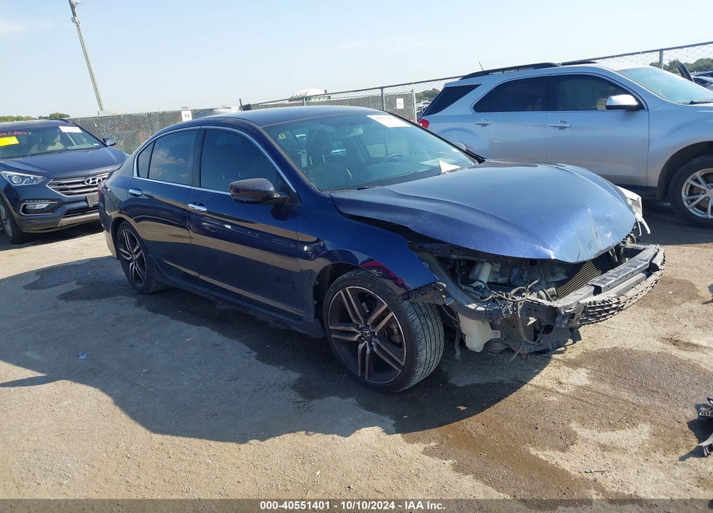 2016 HONDA ACCORD SPORT VIN: 1HGCR2F52GA031547