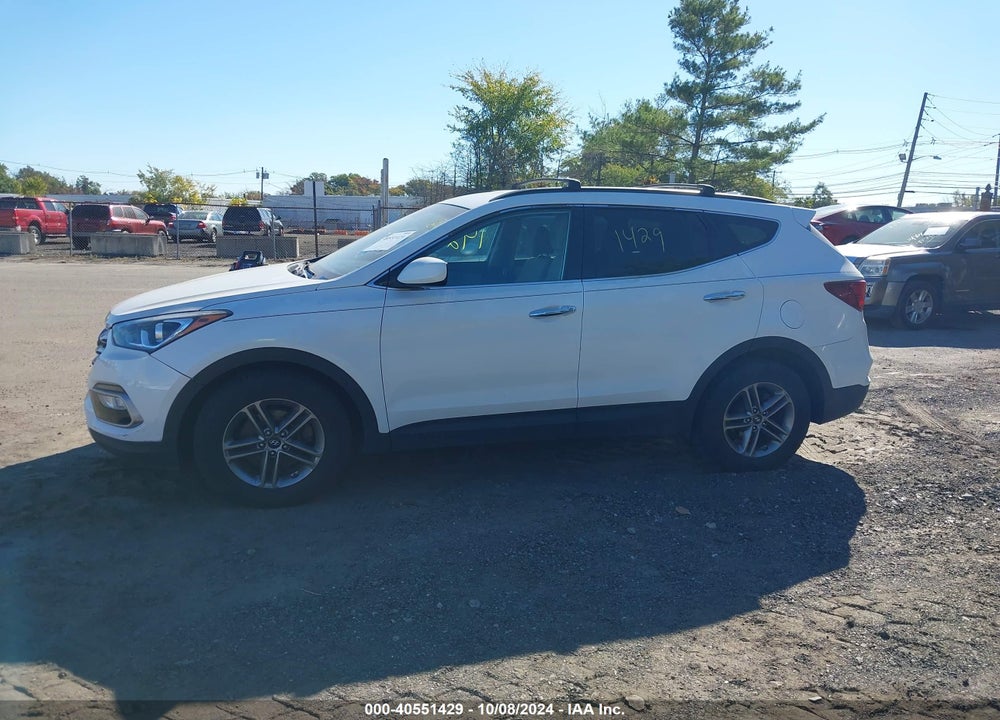2017 HYUNDAI SANTA FE SPORT 2.4L VIN: 5NMZUDLB3HH016446