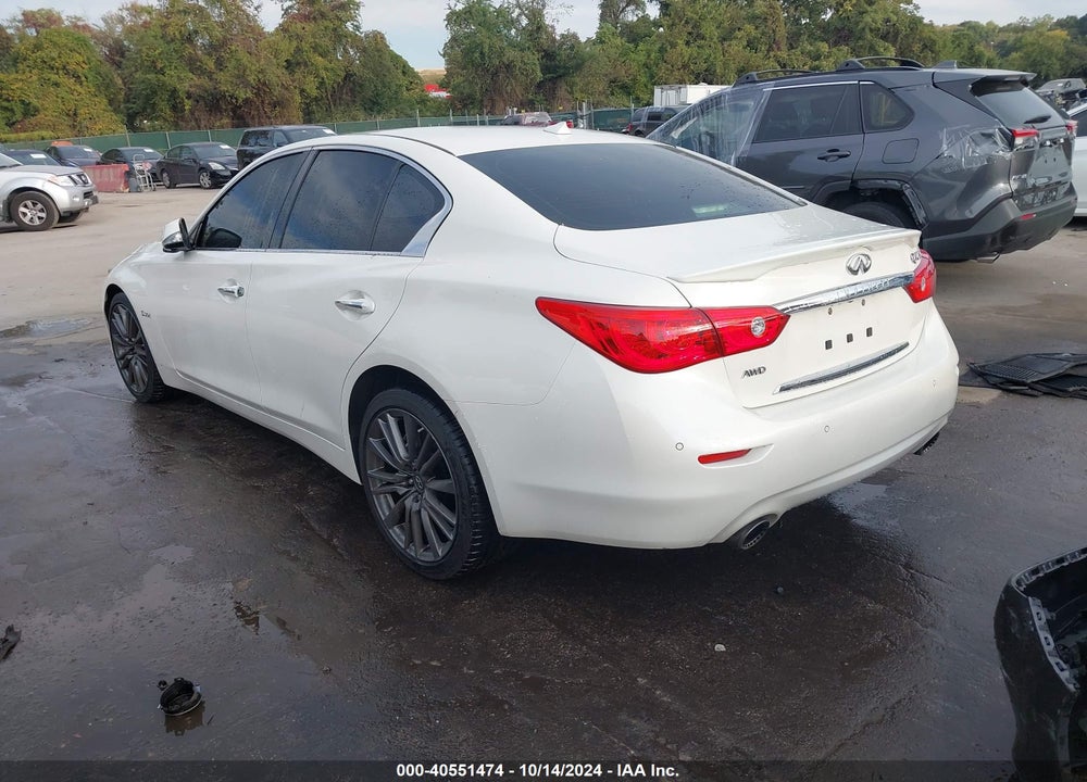 2016 INFINITI Q50 3.0T RED SPORT 400 VIN: JN1FV7AR0GM451775