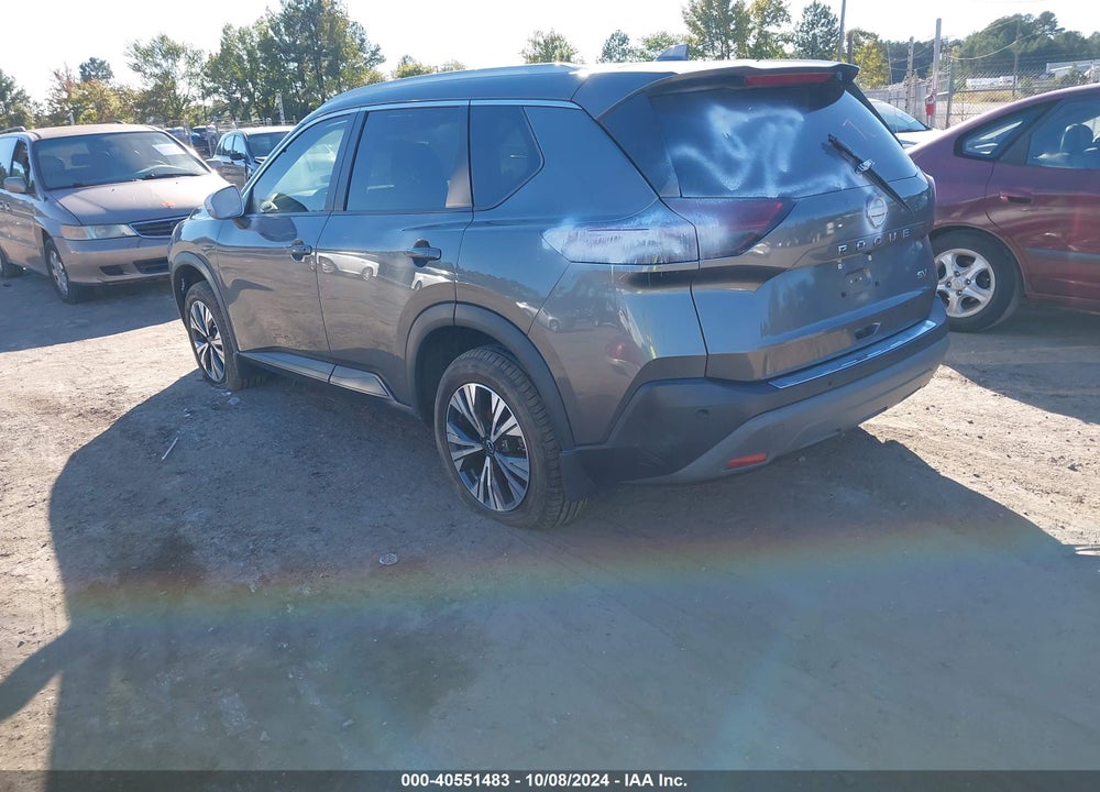 2022 NISSAN ROGUE SV FWD VIN: 5N1BT3BA8NC709302