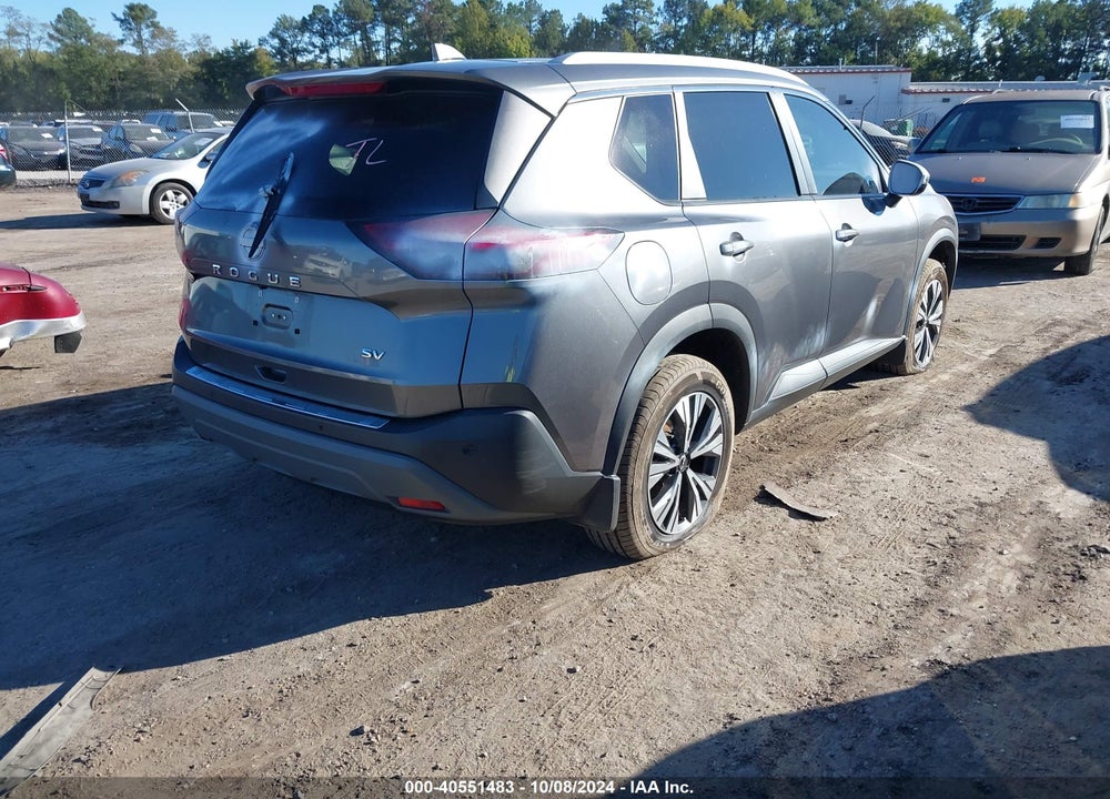 2022 NISSAN ROGUE SV FWD VIN: 5N1BT3BA8NC709302