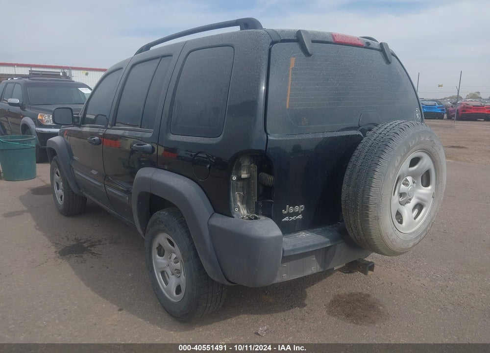 2004 JEEP LIBERTY SPORT VIN: 1J4GL48K24W129597
