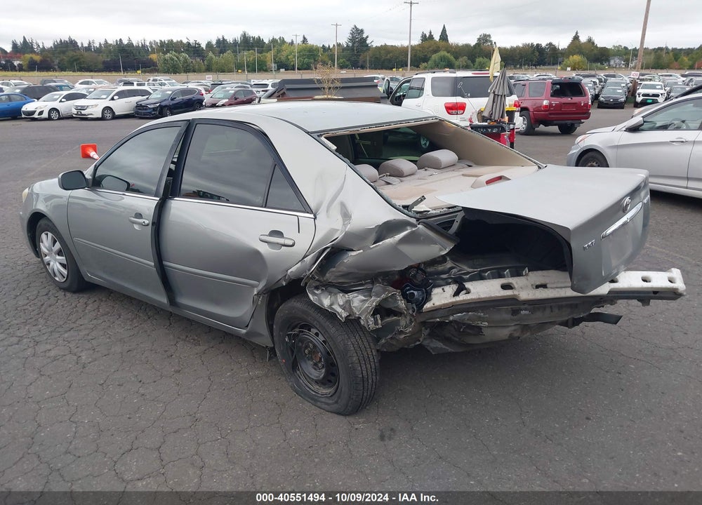 2005 TOYOTA CAMRY LE VIN: 4T1BE32K35U982922