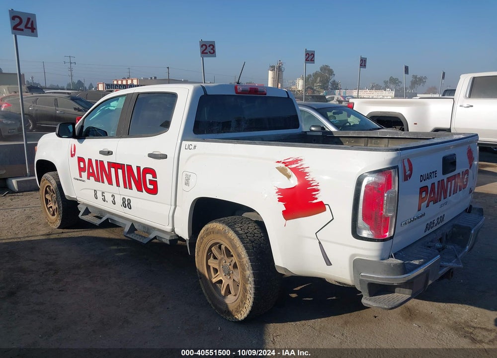 2017 GMC CANYON VIN: 1GTG5BEN6H1191882