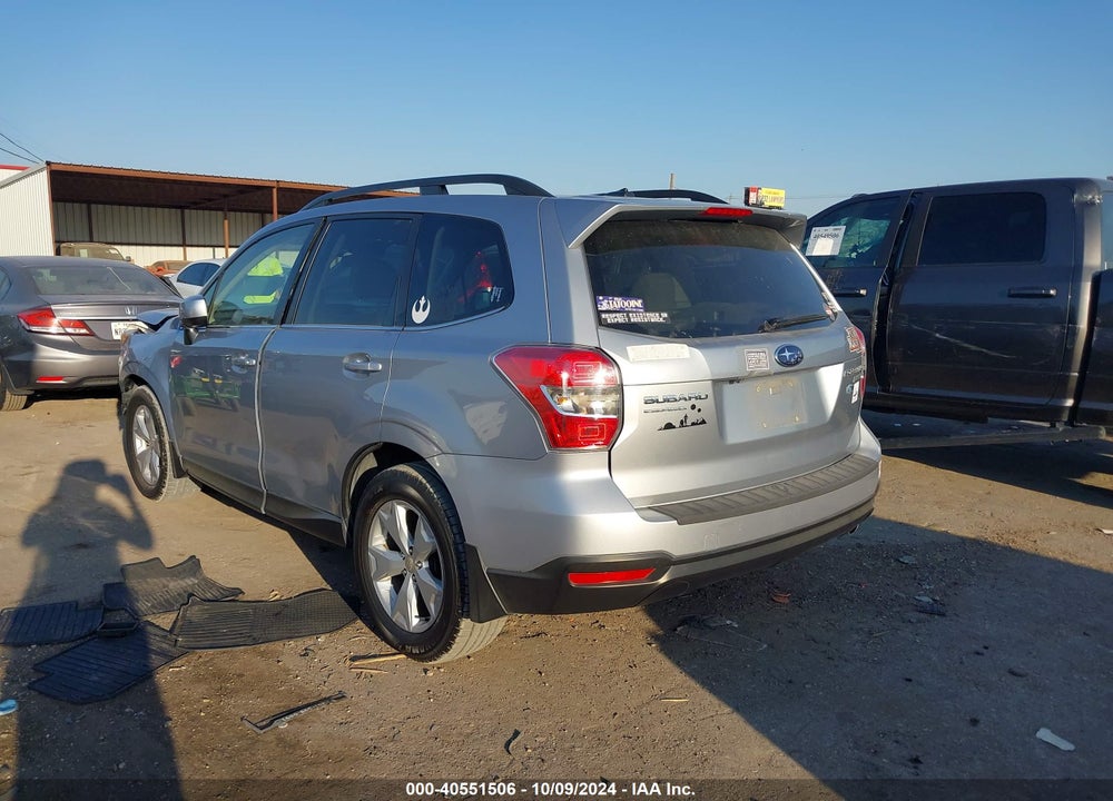 2015 SUBARU FORESTER 2.5I LIMITED VIN: JF2SJAKC5FH511900