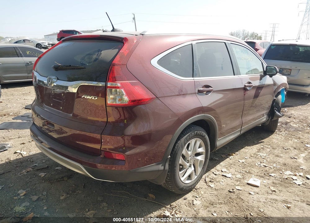 2015 HONDA CR-V EX-L VIN: 2HKRM4H76FH603874