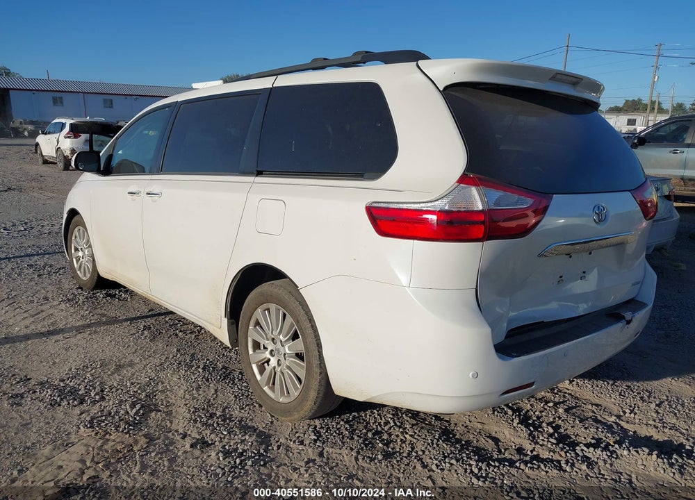 2017 TOYOTA SIENNA LIMITED PREMIUM 7 PASSENGER VIN: 5TDYZ3DC6HS900442