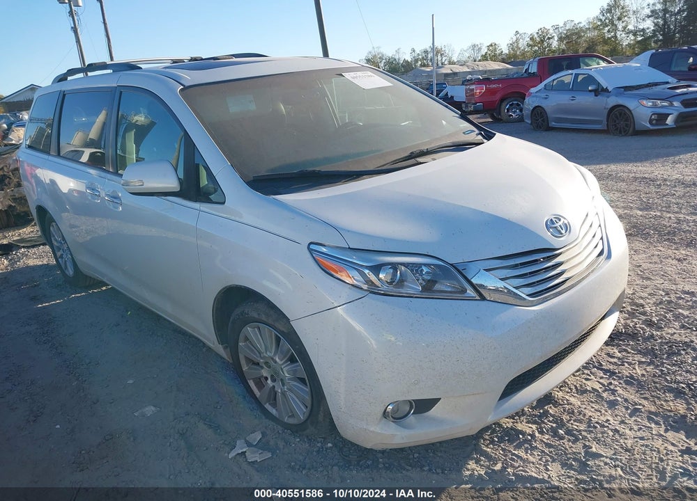 2017 TOYOTA SIENNA LIMITED PREMIUM 7 PASSENGER VIN: 5TDYZ3DC6HS900442