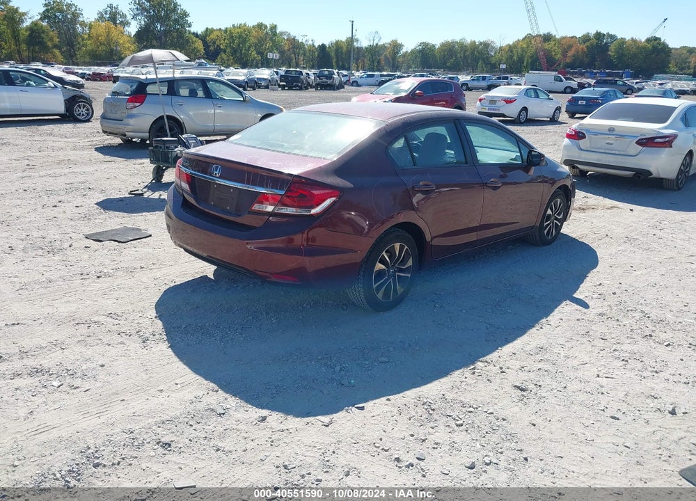 2013 HONDA CIVIC EX VIN: 19XFB2F84DE274683