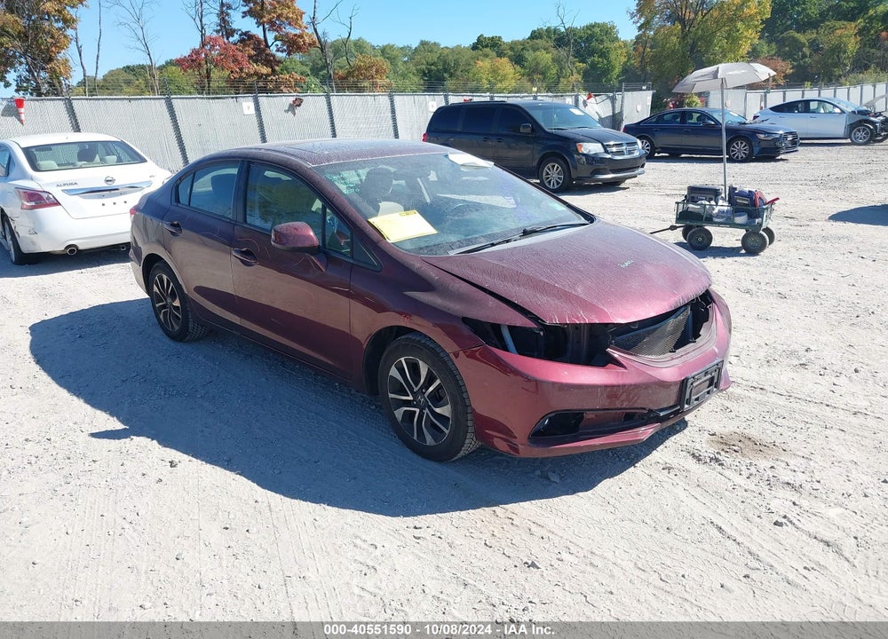 2013 HONDA CIVIC EX VIN: 19XFB2F84DE274683