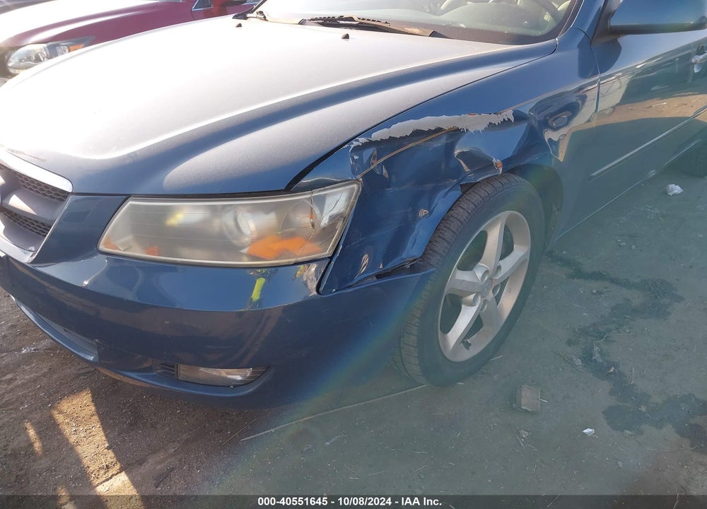 2007 HYUNDAI SONATA LIMITED/SE V6 VIN: 5NPEU46F77H174528