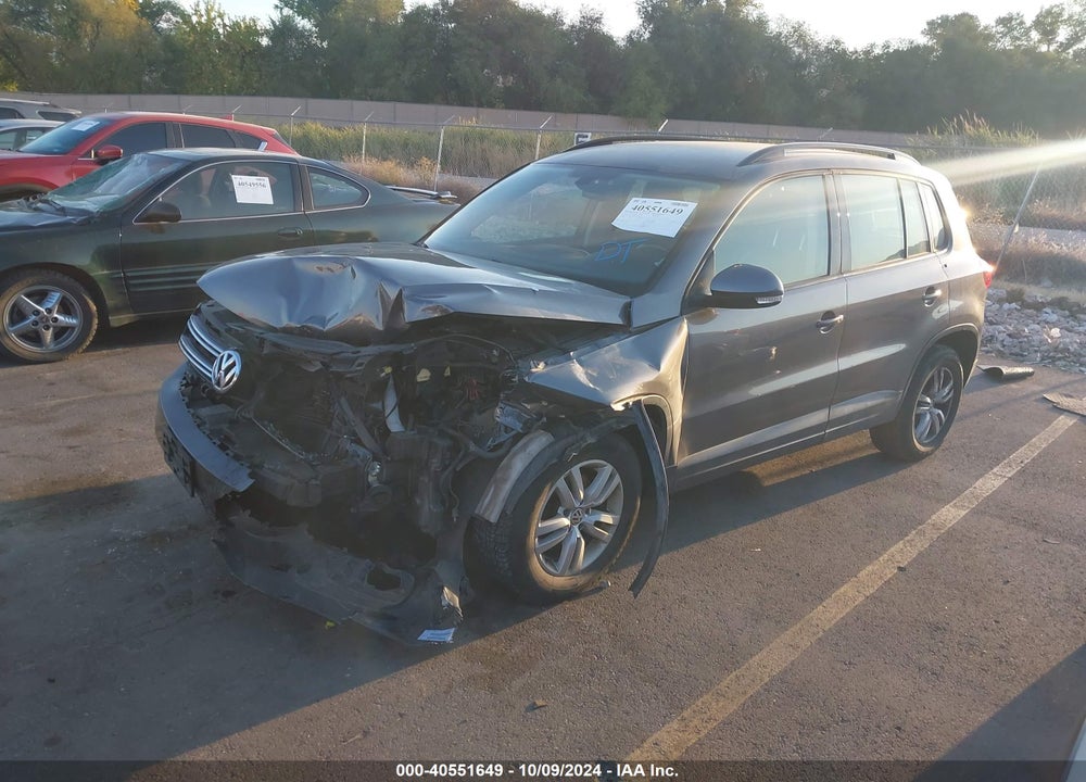 2016 VOLKSWAGEN TIGUAN S VIN: WVGAV7AX8GW502459