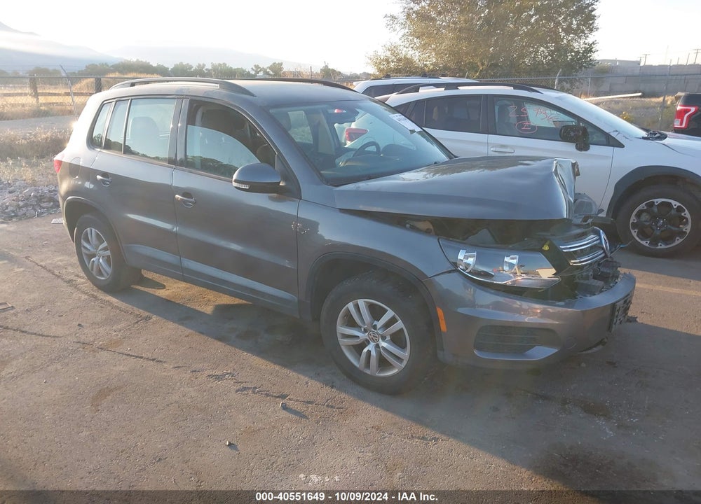 2016 VOLKSWAGEN TIGUAN S VIN: WVGAV7AX8GW502459