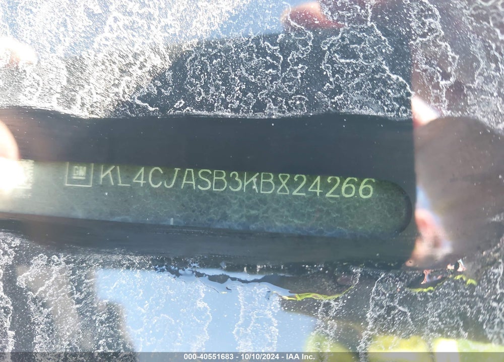 2019 BUICK ENCORE FWD PREFERRED VIN: KL4CJASB3KB824266
