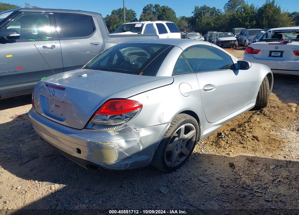 2006 MERCEDES-BENZ SLK 350 VIN: WDBWK56F86F105001