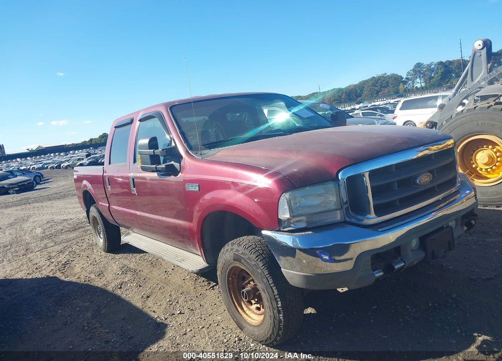 2004 FORD F-250 LARIAT/XL/XLT VIN: 1FTNW21L54EA66562