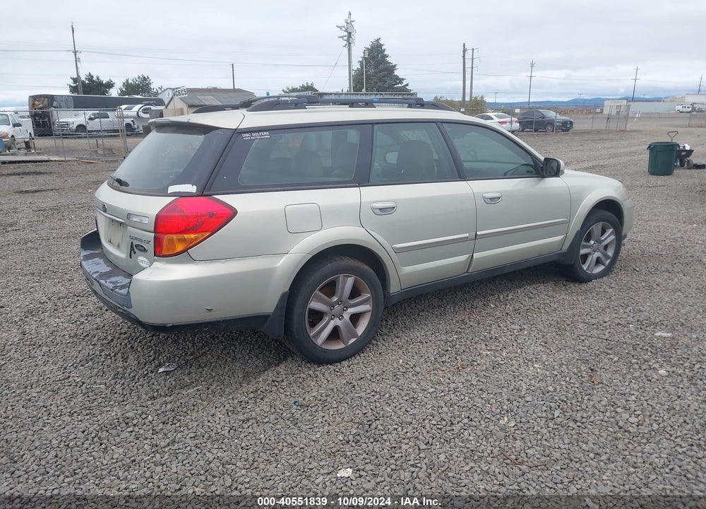 2005 SUBARU OUTBACK LL BEAN VIN: 4S48P86C654326398