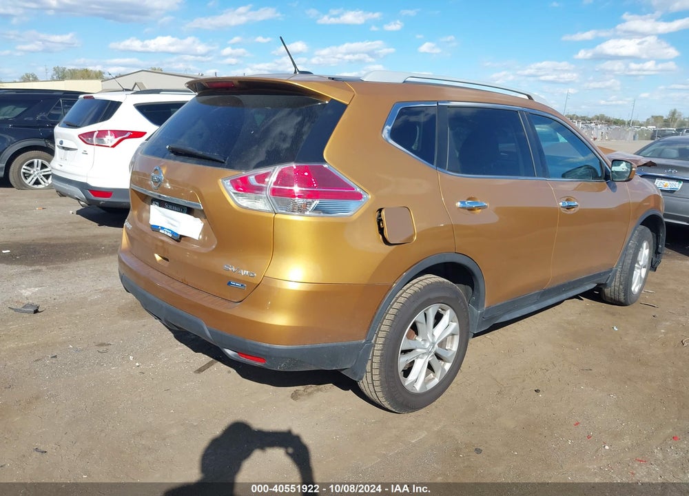 2014 NISSAN ROGUE SV VIN: 5N1AT2MV7EC769545