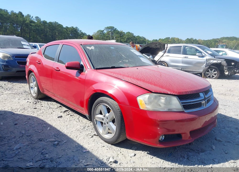 2011 DODGE AVENGER LUX VIN: 1B3BD2FB2BN551958