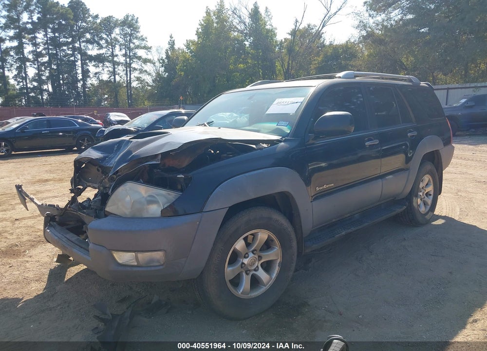 2003 TOYOTA 4RUNNER SR5 SPORT V6 VIN: JTEZU14R830002587
