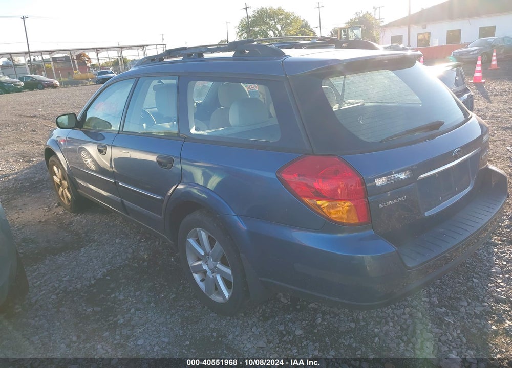2006 SUBARU OUTBACK 2.5I VIN: 4S4BP61C067326229