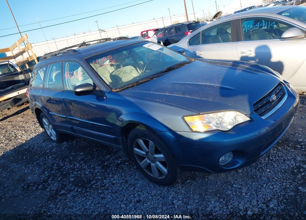 2006 SUBARU OUTBACK 2.5I VIN: 4S4BP61C067326229